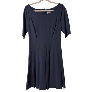 Plenty by Tracy Reese Navy Midi Dress Sz 10 (TXA929)